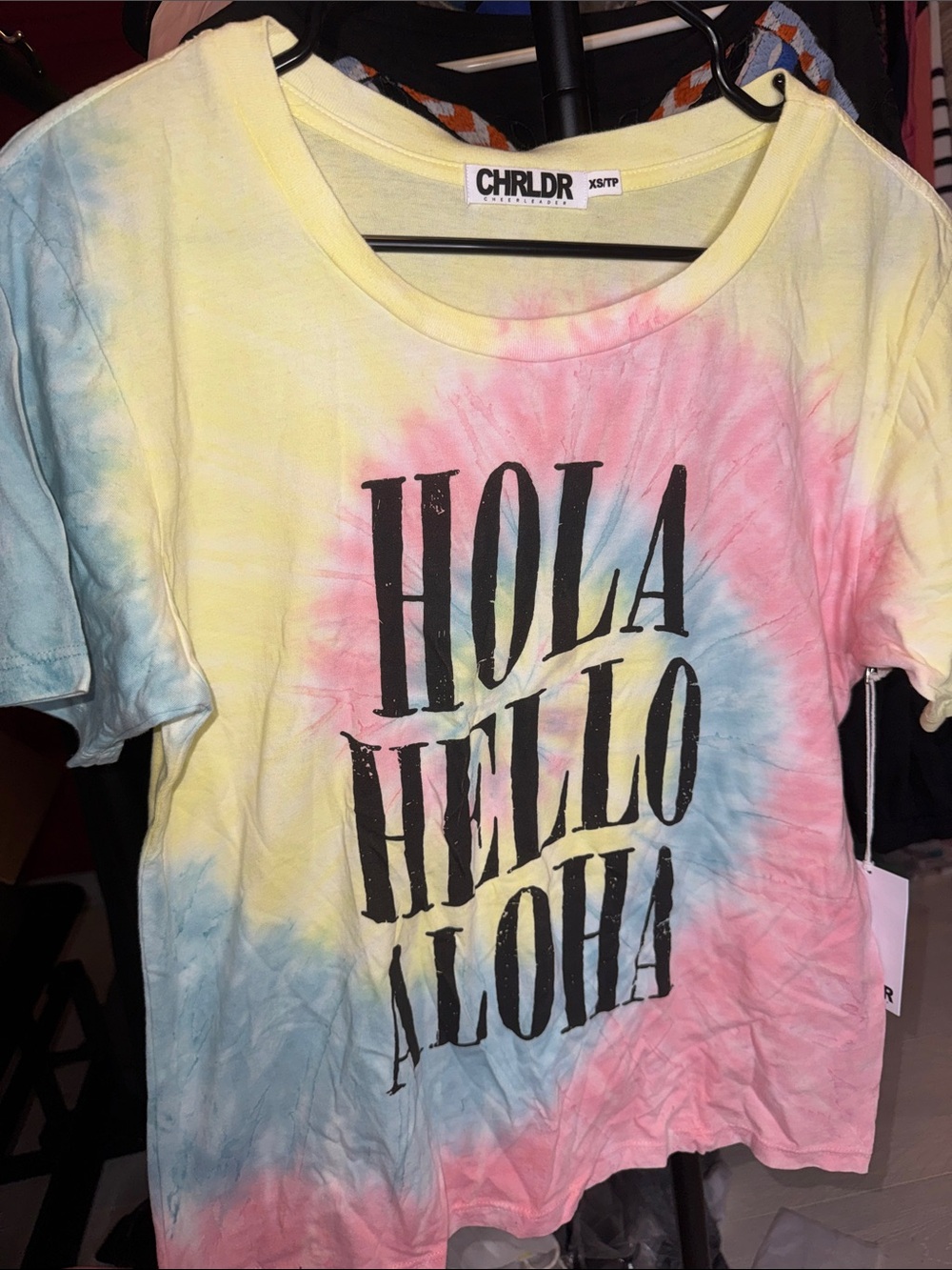 CHRLDR Graphic Tie-Dye Short Sleeve Tee